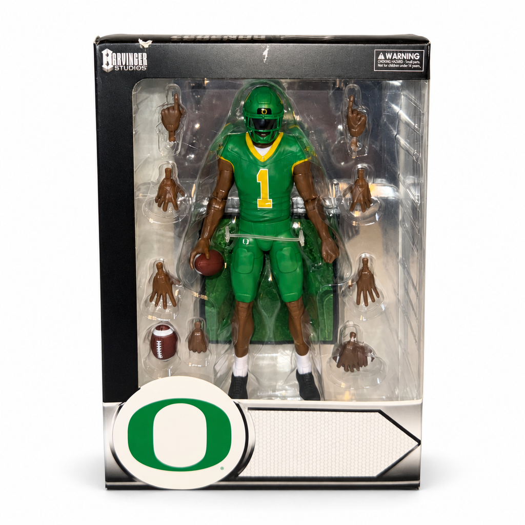 Oregon #1 Walk-On Player- Dark | Collegiate Legends Action Figure