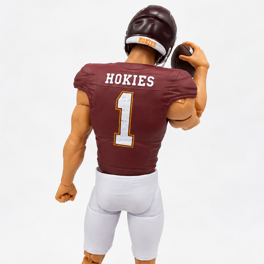 #1 Virginia Tech Walk-On Player | Light – Collegiate Legends Action Figure