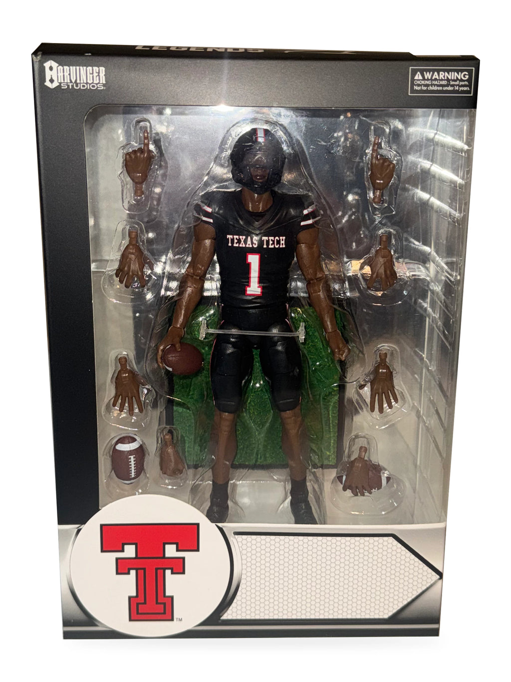 #1 Texas Tech Walk-On Player | Dark – Collegiate Legends Action Figure