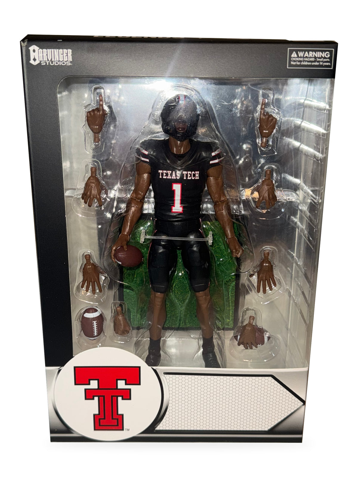 #1 Texas Tech Walk-On Player | Dark – Collegiate Legends Action Figure